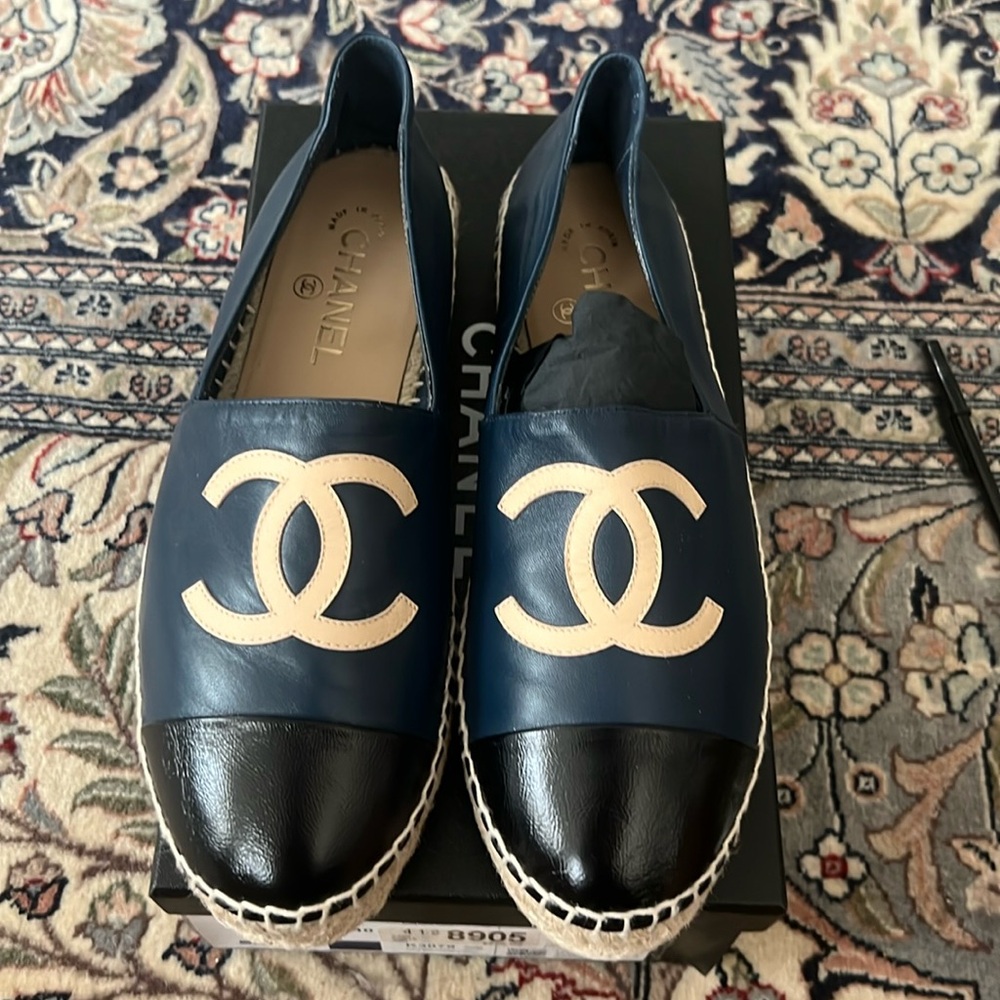 Chanel Espadrilles. New in the box with dust bag.